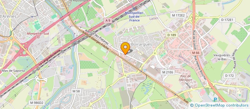 localisation de l'entreprise SCI LES SIRENES  PEROLS