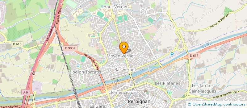 localisation de l'entreprise SCI LES SISTAS à PERPIGNAN