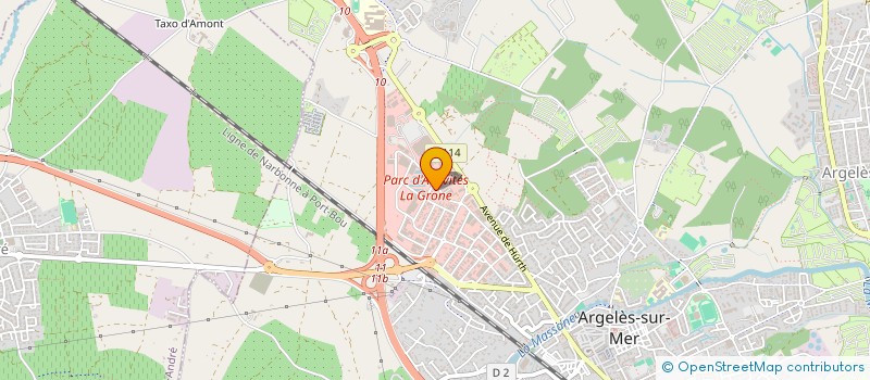localisation de l'entreprise SCI LES SITELLES à ARGELES-SUR-MER