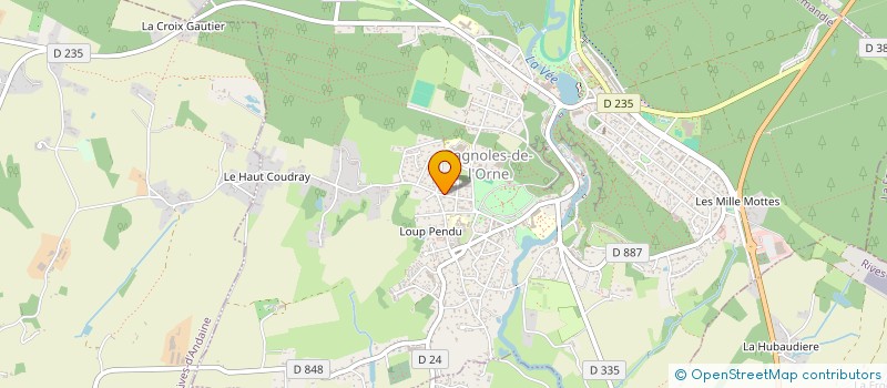 localisation de l'entreprise SCI LES SITTELLES à BAGNOLES-DE-L'ORNE-NORMANDIE