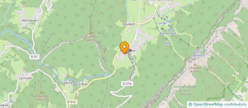 localisation de l'entreprise SCI LES SIX  LE SAPPEY-EN-CHARTREUSE