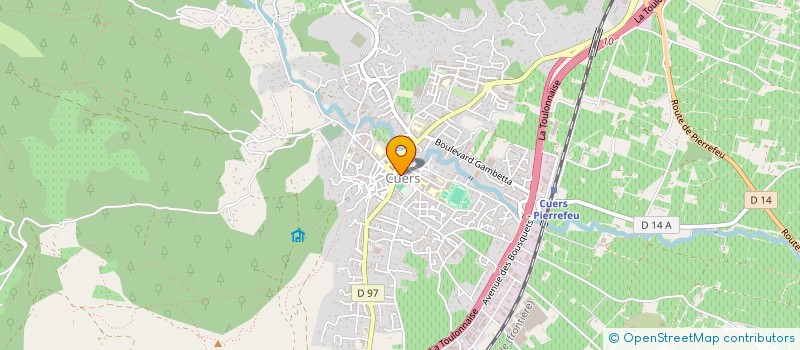 localisation de l'entreprise SCI  LES SIX   CUERS