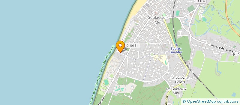 localisation de l'entreprise SCI LES SIX DE LANGON  SOULAC-SUR-MER