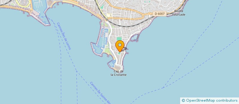 localisation de l'entreprise SCI LES SIX PALMIERS à CANNES