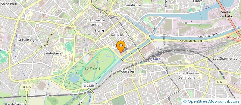 localisation de l'entreprise SCI LES SIX PRAIRIES  CAEN