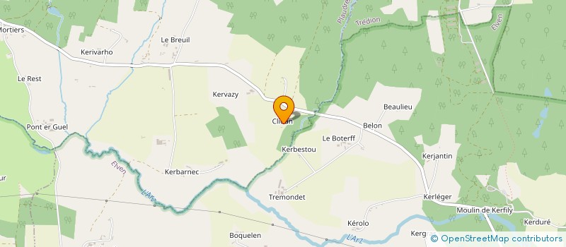 localisation de l'entreprise SCI LES SIX SOULIERS  PLAUDREN