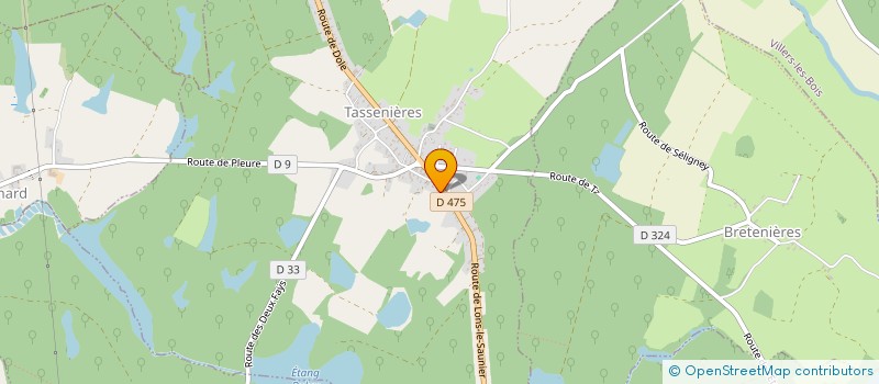 localisation de l'entreprise SCI LES SIX SOUS  TASSENIERES