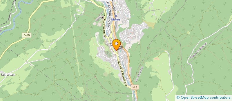 localisation de l'entreprise SCI LES SOEURS BLEUES  HAUTS DE BIENNE