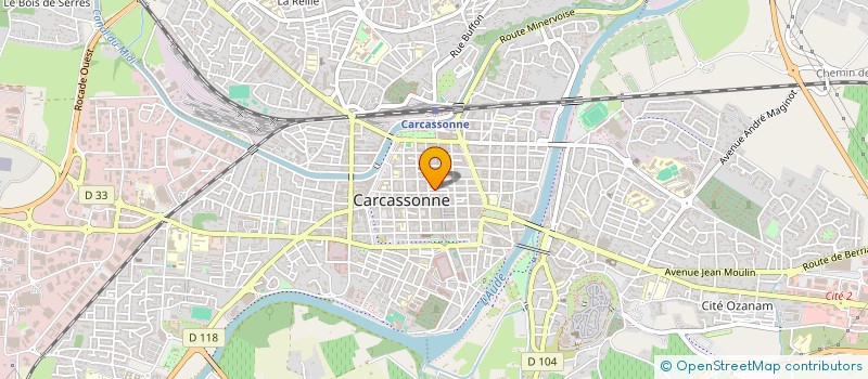 localisation de l'entreprise SCI LES SOLEILLADES à CARCASSONNE