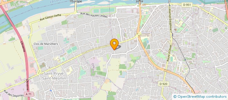 localisation de l'entreprise SCI LES SOLEILS  ORLEANS