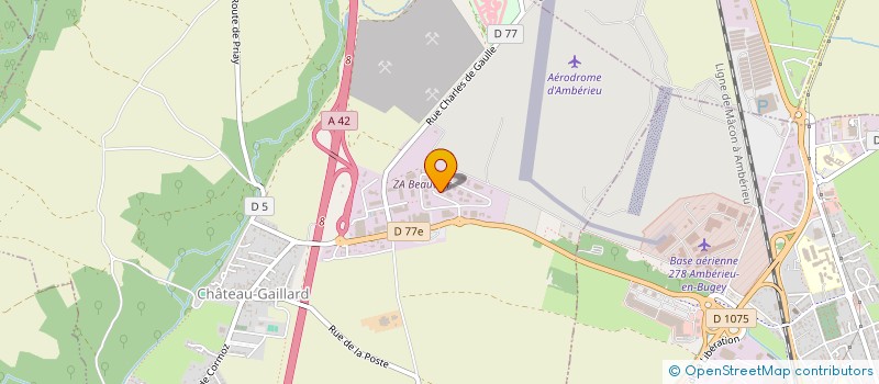localisation de l'entreprise SCI LES SOLEILS D'OR à CHATEAU-GAILLARD
