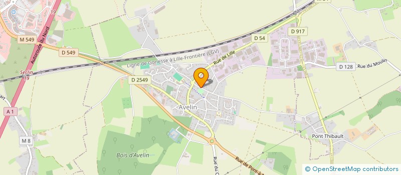 localisation de l'entreprise SCI LES SOLIVES à ENNEVELIN