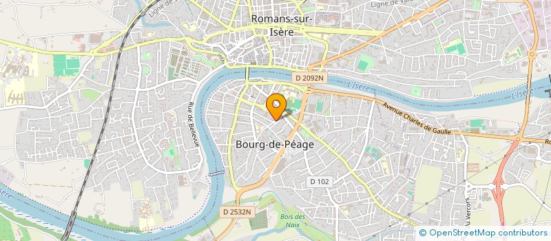 localisation de l'entreprise SCI LES SOLSTICES  BOURG-DE-PEAGE