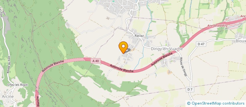 localisation de l'entreprise SCI LES SONGES  DINGY-EN-VUACHE