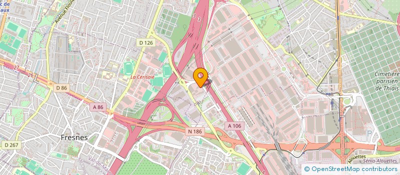 localisation de l'entreprise SCI LES SORBIERS  CHEVILLY-LARUE