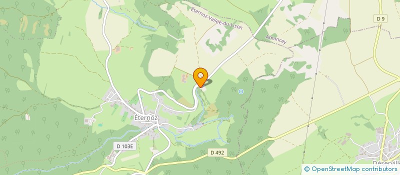 localisation de l'entreprise SCI LES SORBIERS  ETERNOZ