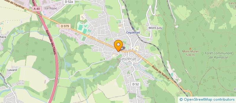 localisation de l'entreprise SCI LES SORBIERS à CEYZERIAT