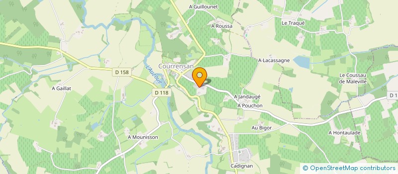 localisation de l'entreprise SCI LES SORBIERS à GONDRIN