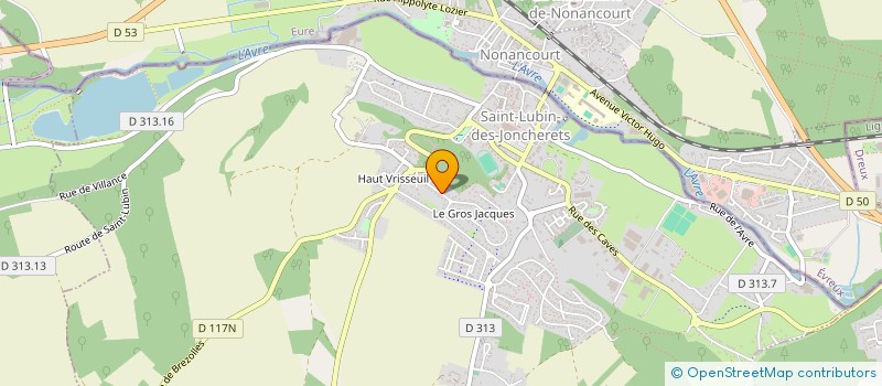 localisation de l'entreprise SCI LES SORBIERS à SAINT-LUBIN-DES-JONCHERETS