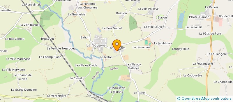 localisation de l'entreprise SCI LES SORINAIS  LA NOUAYE