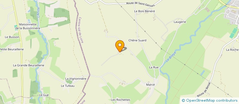 localisation de l'entreprise SCI LES SOUCHES  SAVIGNY SUR BRAYE