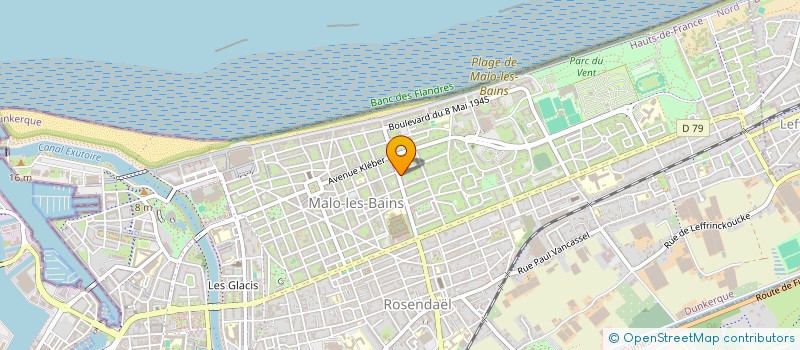 localisation de l'entreprise SCI LES SOUCQUES à DUNKERQUE