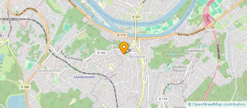 localisation de l'entreprise SCI LES SOUDANNES  BOUGIVAL