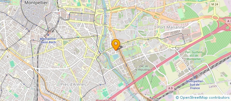localisation de l'entreprise SCI LES SOUKS à MONTPELLIER