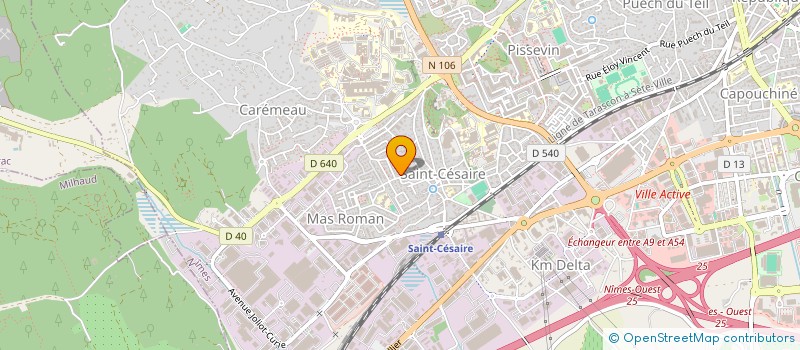 localisation de l'entreprise SCI LES SOULHETS  NIMES