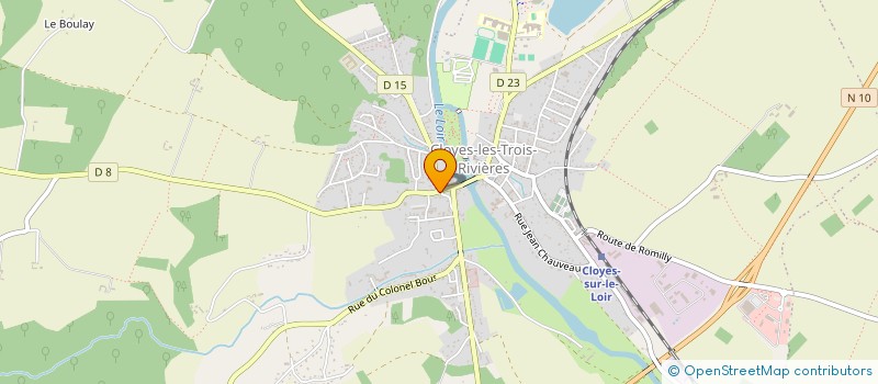 localisation de l'entreprise SCI LES SOURCES à CLOYES-LES-TROIS-RIVIERES