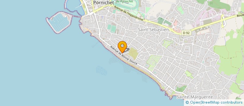 localisation de l'entreprise SCI LES SOURCES à PORNICHET