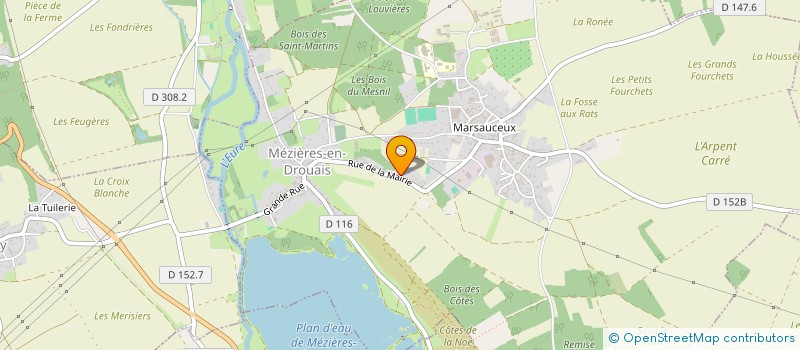 localisation de l'entreprise SCI LES SOURCES à MEZIERES-EN-DROUAIS