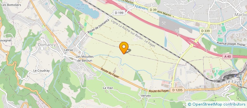 localisation de l'entreprise SCI LES SOURCES  DOMANCY