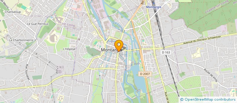 localisation de l'entreprise SCI LES SOURCES  MONTARGIS