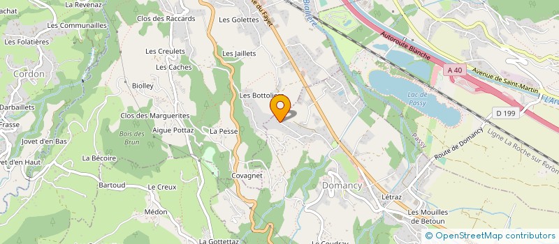 localisation de l'entreprise SCI LES SOURCES  DOMANCY