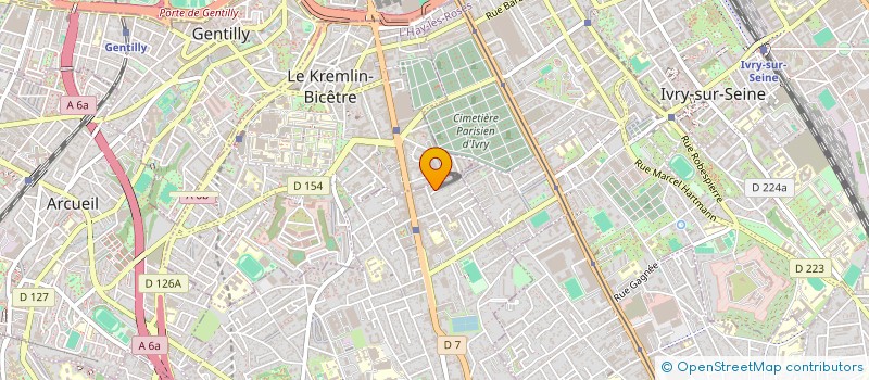 localisation de l'entreprise SCI LES SOURCES à VILLEJUIF