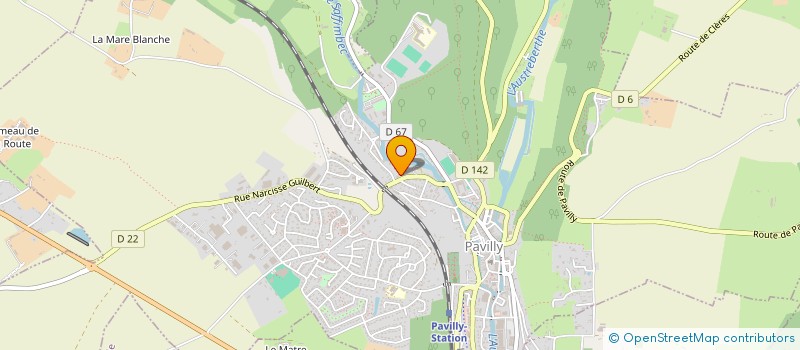 localisation de l'entreprise SCI LES SOURCES  PAVILLY