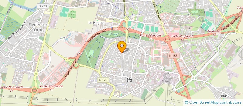 localisation de l'entreprise SCI LES SOURCES  IFS