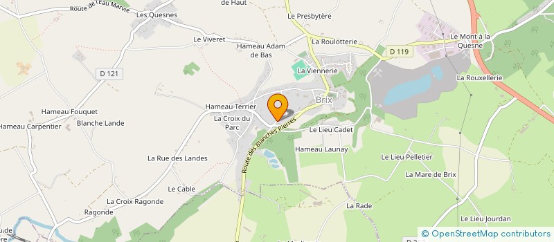 localisation de l'entreprise SCI LES SOURCES  BRIX