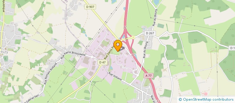 localisation de l'entreprise SCI LES SOURCES  VARENNES-VAUZELLES