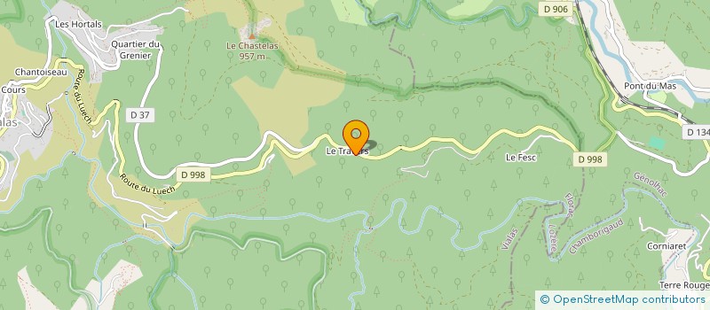 localisation de l'entreprise SCI LES SOURCES  VIALAS