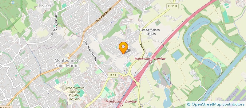 localisation de l'entreprise SCI LES SOURCES  MONTBONNOT-SAINT-MARTIN