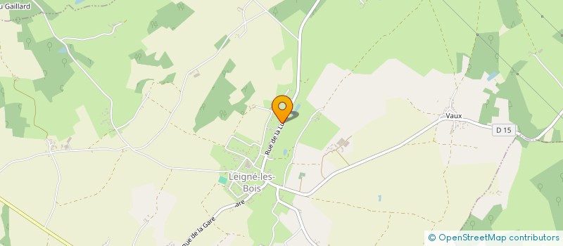 localisation de l'entreprise SCI LES SOURCES DE LA LUIRE  LEIGNE-LES-BOIS