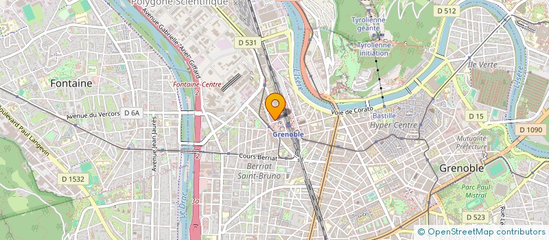 localisation de l'entreprise SCI LES SOURCES DE MOUXY  GRENOBLE