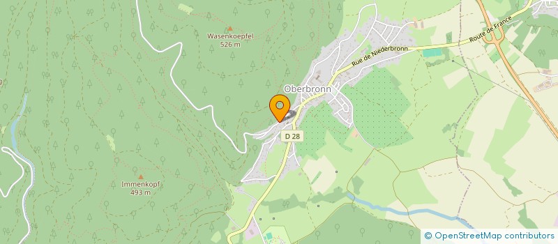 localisation de l'entreprise SCI LES SOURCES DU HAUTS  OBERBRONN