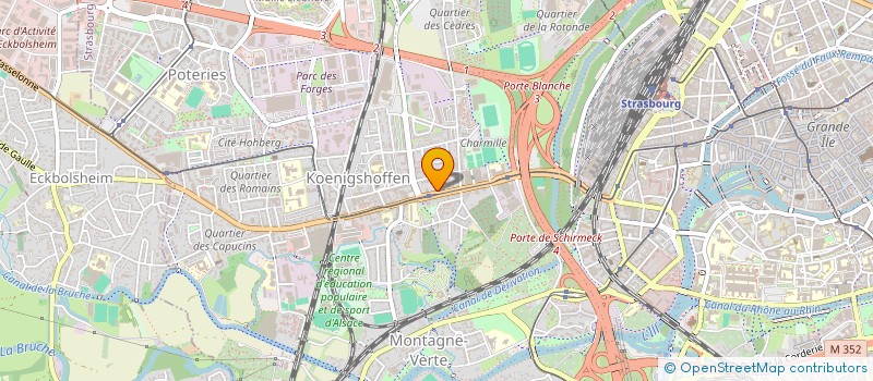 localisation de l'entreprise SCI LES SOURICEAUX  STRASBOURG