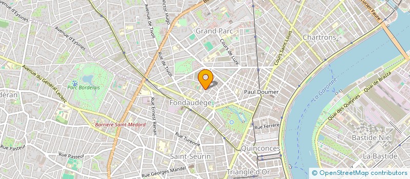 localisation de l'entreprise SCI LES SOURIRES DE BRUGES  BORDEAUX