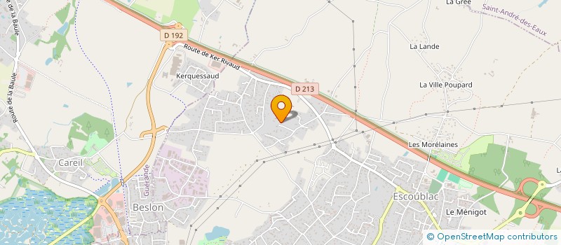 localisation de l'entreprise SCI LES SOUS BOIS à LA BAULE-ESCOUBLAC