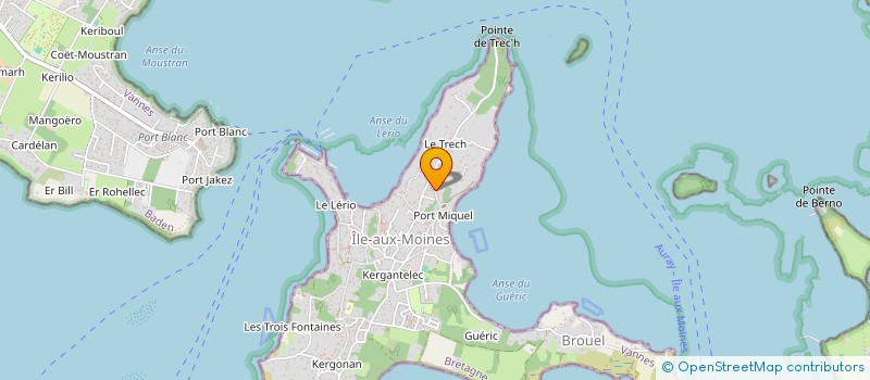 localisation de l'entreprise SCI LES SPATULES  ILE-AUX-MOINES