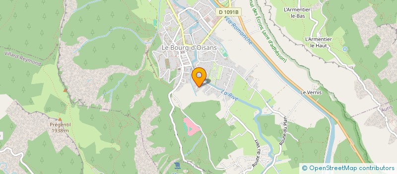 localisation de l'entreprise SCI LES SPATZLES  LE BOURG-D'OISANS